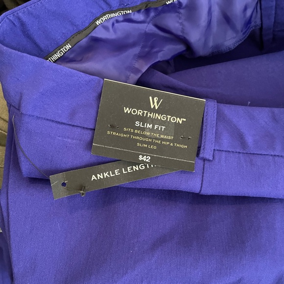 Worthington Slim Fit Pants - Picture 4 of 5